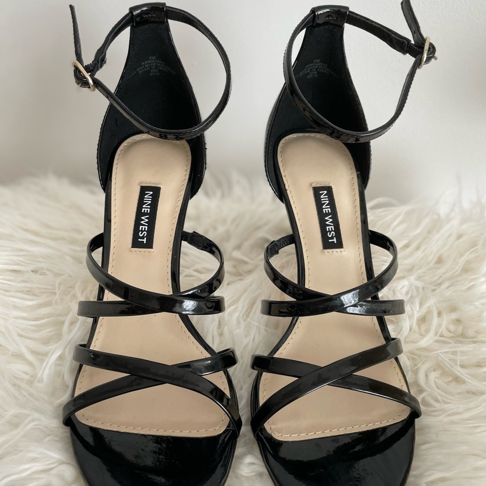 Nine West Patent Strappy Sandals - Picture 8 of 9